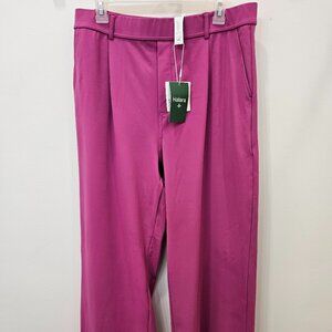Halara Flex Day Stretch High Wasted Straight Leg Work Pants XL Deep Orchid